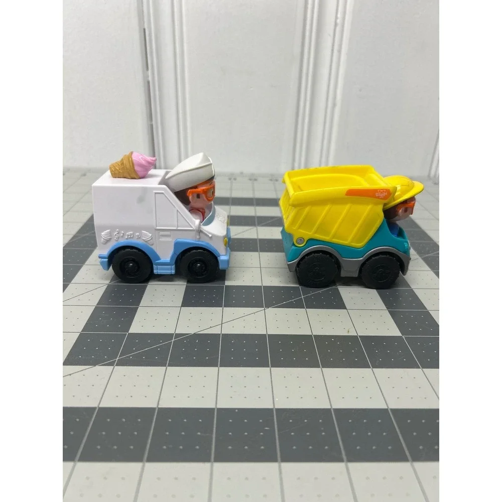 Blippi Toy Vehicles Ice‎ Cream Truck 2020 and Dump Truck 2019 Lot of 2